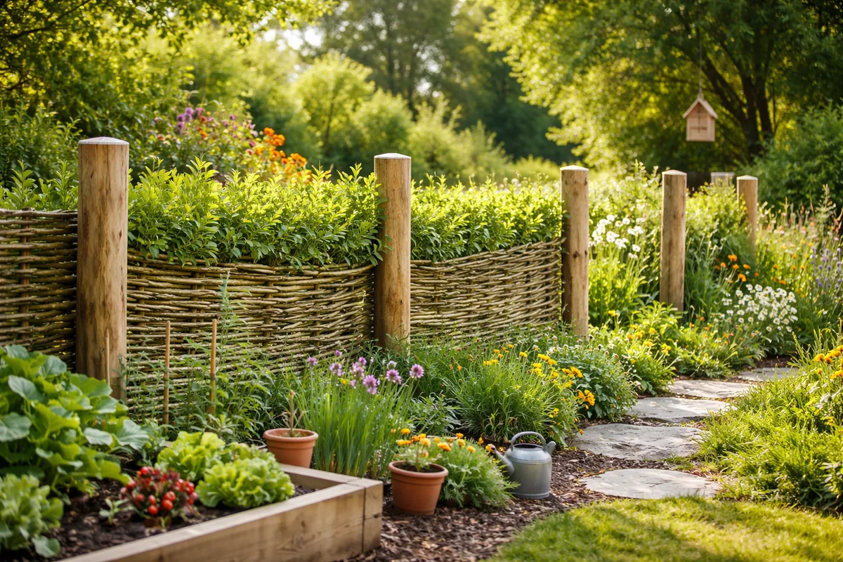 Comment construire une clôture écologique pour son jardin